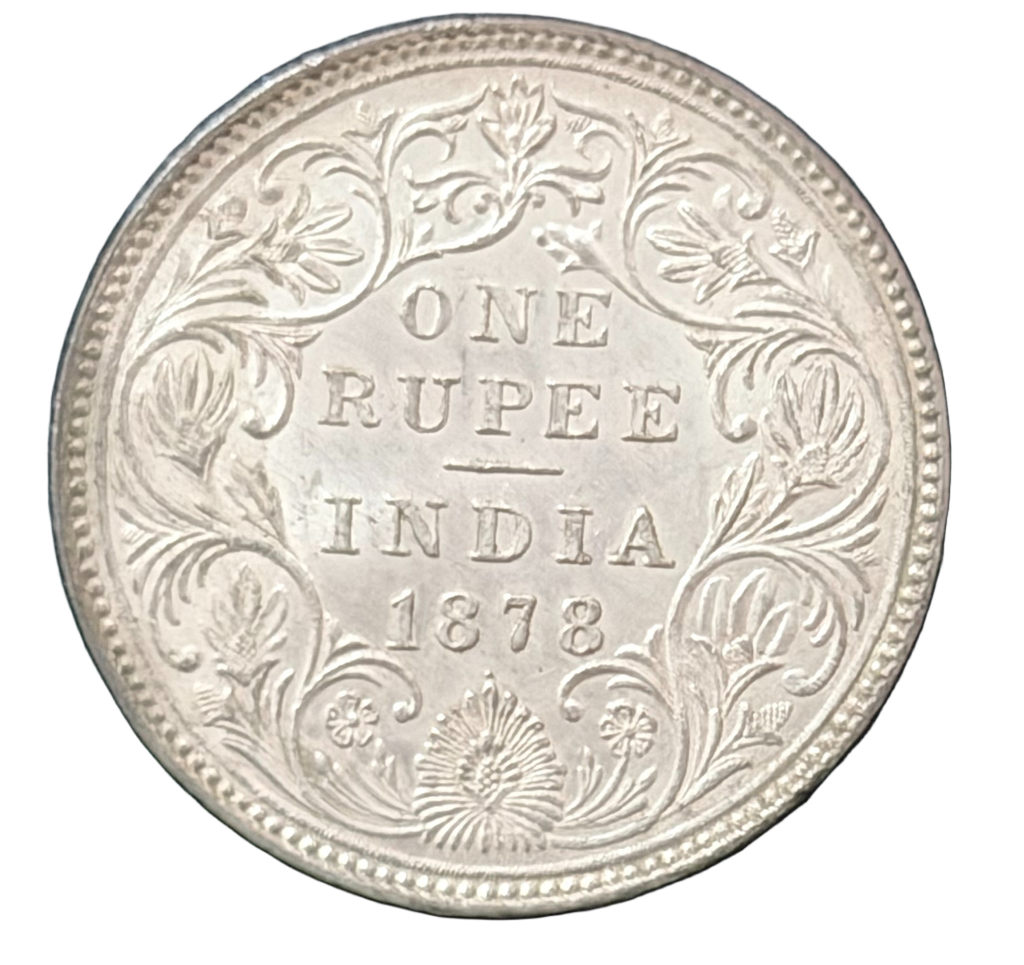 [BIC 012] British India 1 Rupee, Bombay, 1878