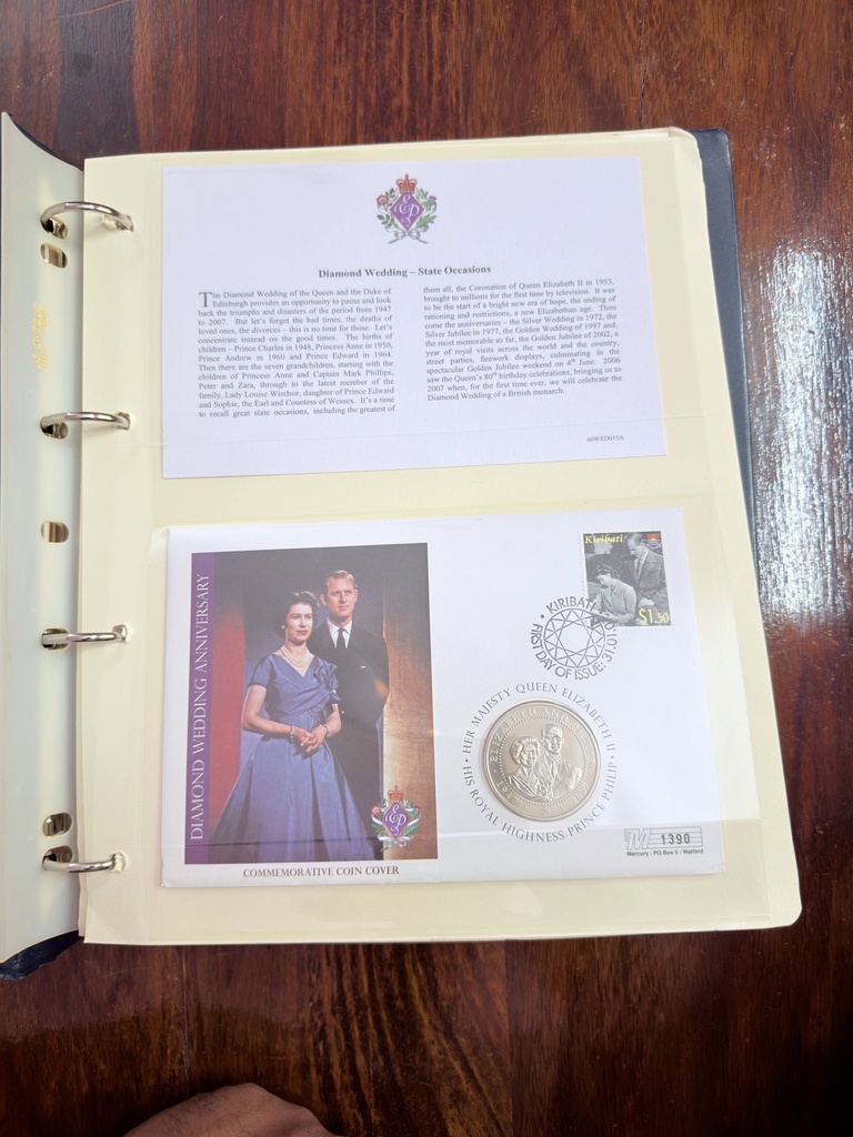 [UK 08-h] Westminster Diamond Wedding Anniversary 2007 Commemorative Presentation Folder