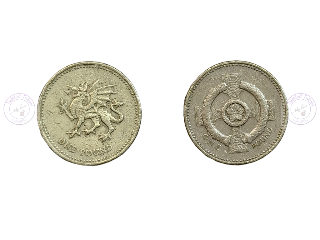 [FIC 037] British £1 collectible coins (2 COIN SET)
