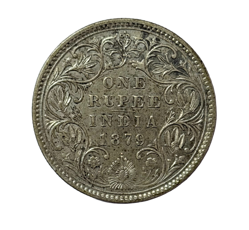 [BIC 015] British India 1 Rupee, Bombay Mint, 1879
