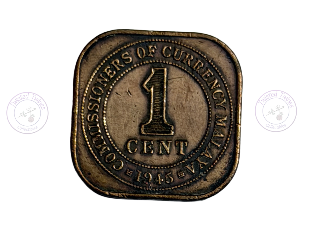 [FIC 056] 1 Cent coins from British Malaya (1939) (1 Coin Per Order)