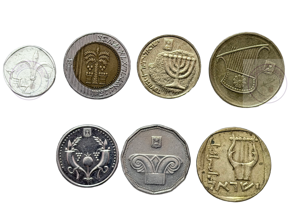 [FIC 053] Israel New Shekel series (7 Coins Set)