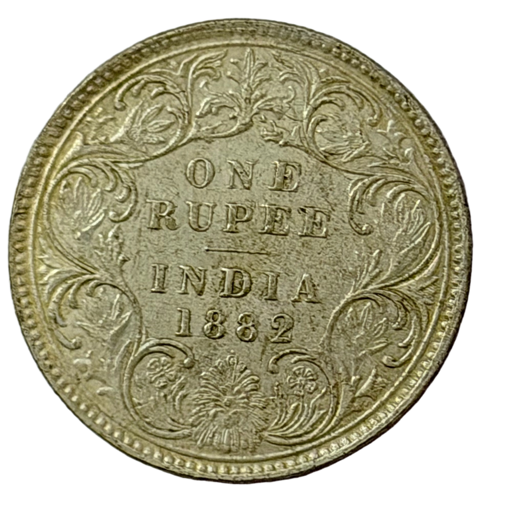[BIC 018] British India 1 Rupee, Bombay Mint, 1882
