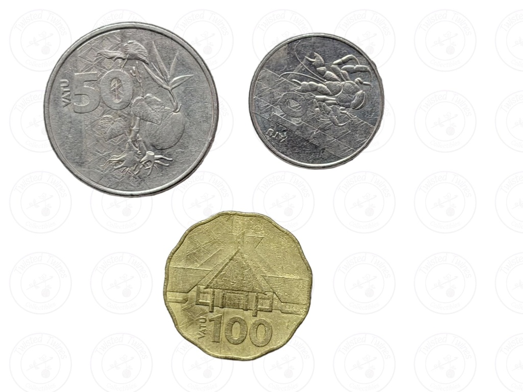 [FIC 052] 2015 Vanuatu collectible Coins (3 COINS SET)