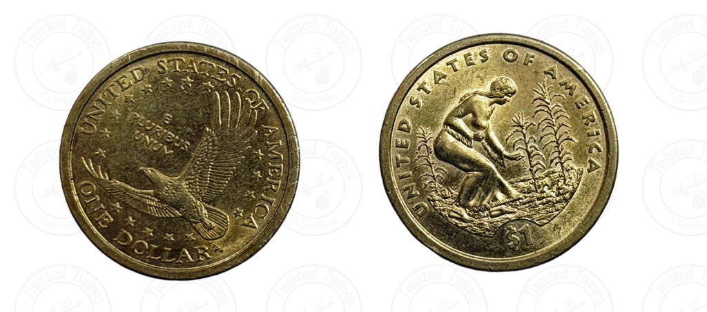 [FIC 003] USA - Sacagawea Dollar, commonly called the “Golden Dollar.” (2 Coin Set)