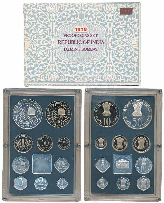[PC 144] 1975 FAO Food and Shelter for All Commemorative Coin / Proof Set – Government of India Numismatic Collectible