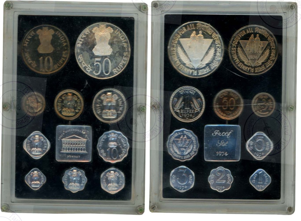 [PC 136] 1974 Planned Family proof set with original Box