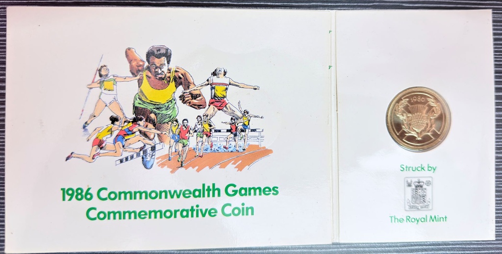 [FC 063] 1986 Commonwealth Games Commemorative £2 Coin – United Kingdom