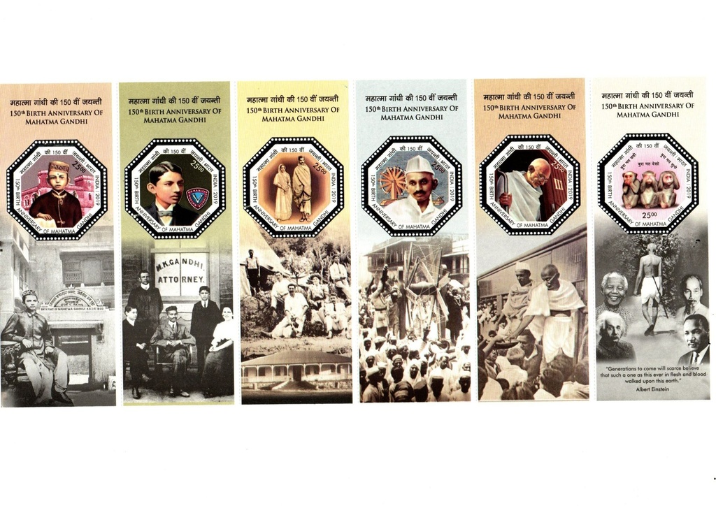 2019 Miniature Sheet issued for the 150th Birth Anniversary of Mahatma Gandhi