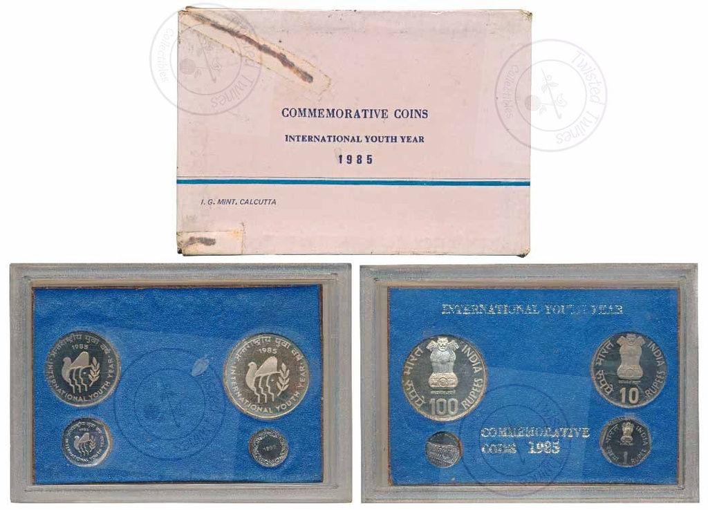 [PC 160] 1985 International Youth Year Proof Coin Set