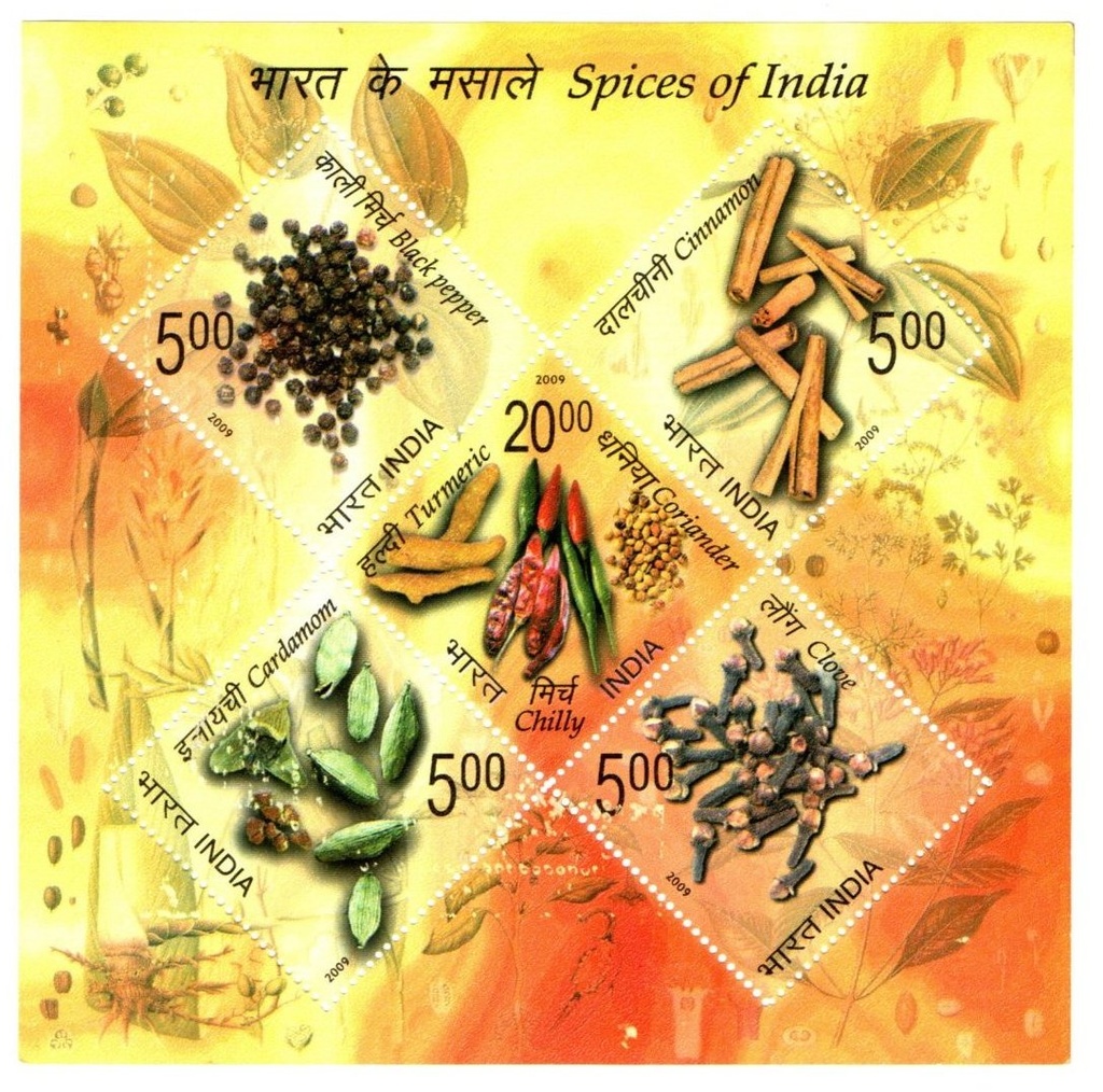 2009 Spices of India Miniature Sheet