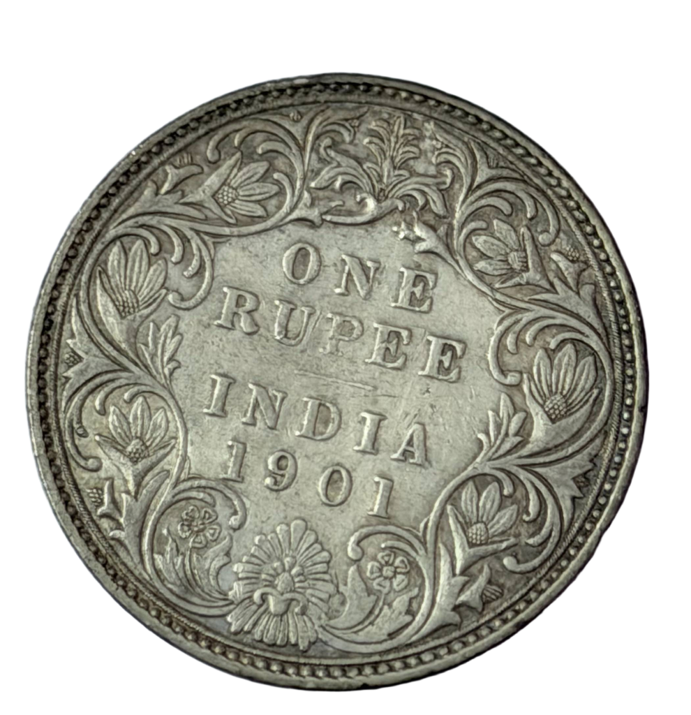 [BIC 30] 1901 Queen Victoria 1 Rupee – Bombay Mint