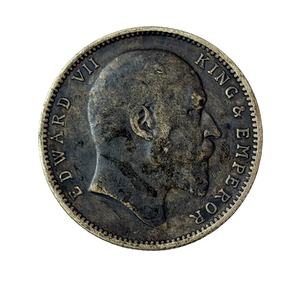 [BIC 31] 1903 King Edward VII 1 Rupee – Bombay Mint | ‘B’ Mint Mark on Crown
