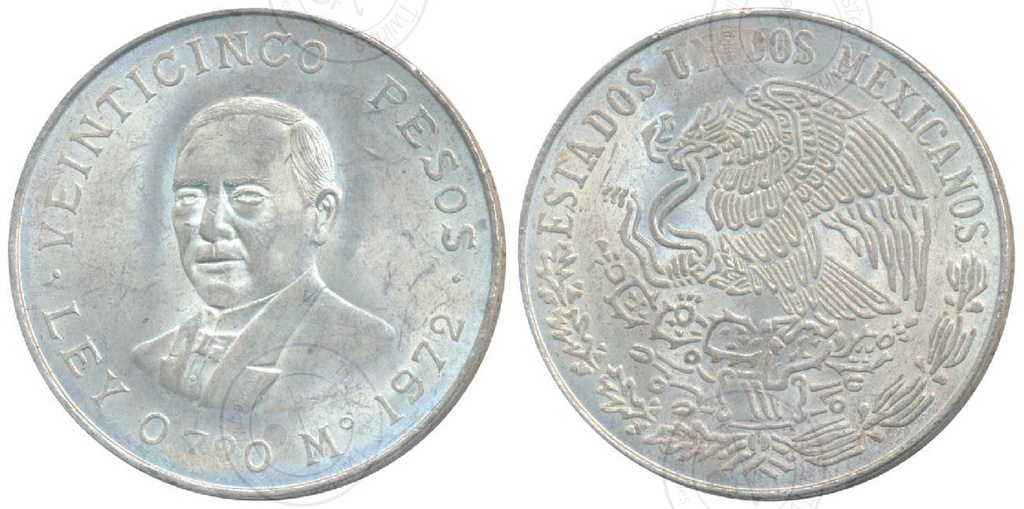 [AC 301] Mexico, Silver 25 Pesos, 22.5g, 1972