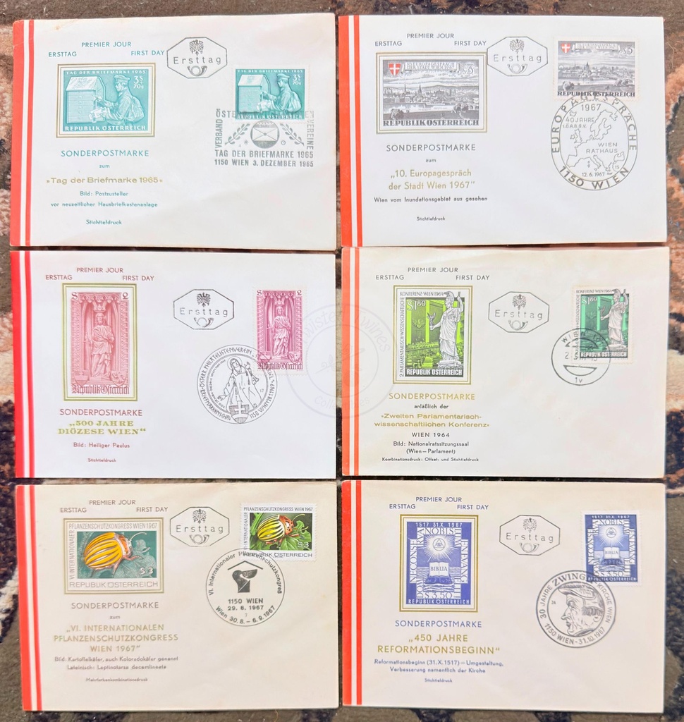 Austrian First Day Cover Collection (1965–1974)