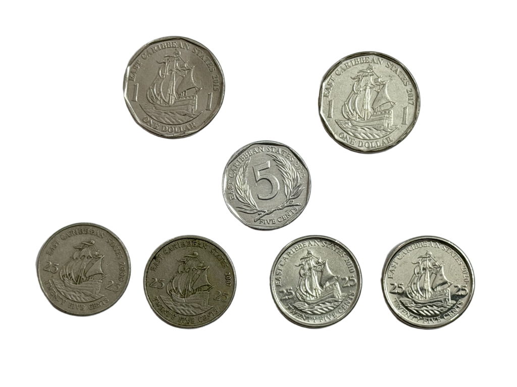 Eastern Caribbean States (ECS) 7 Coins Set