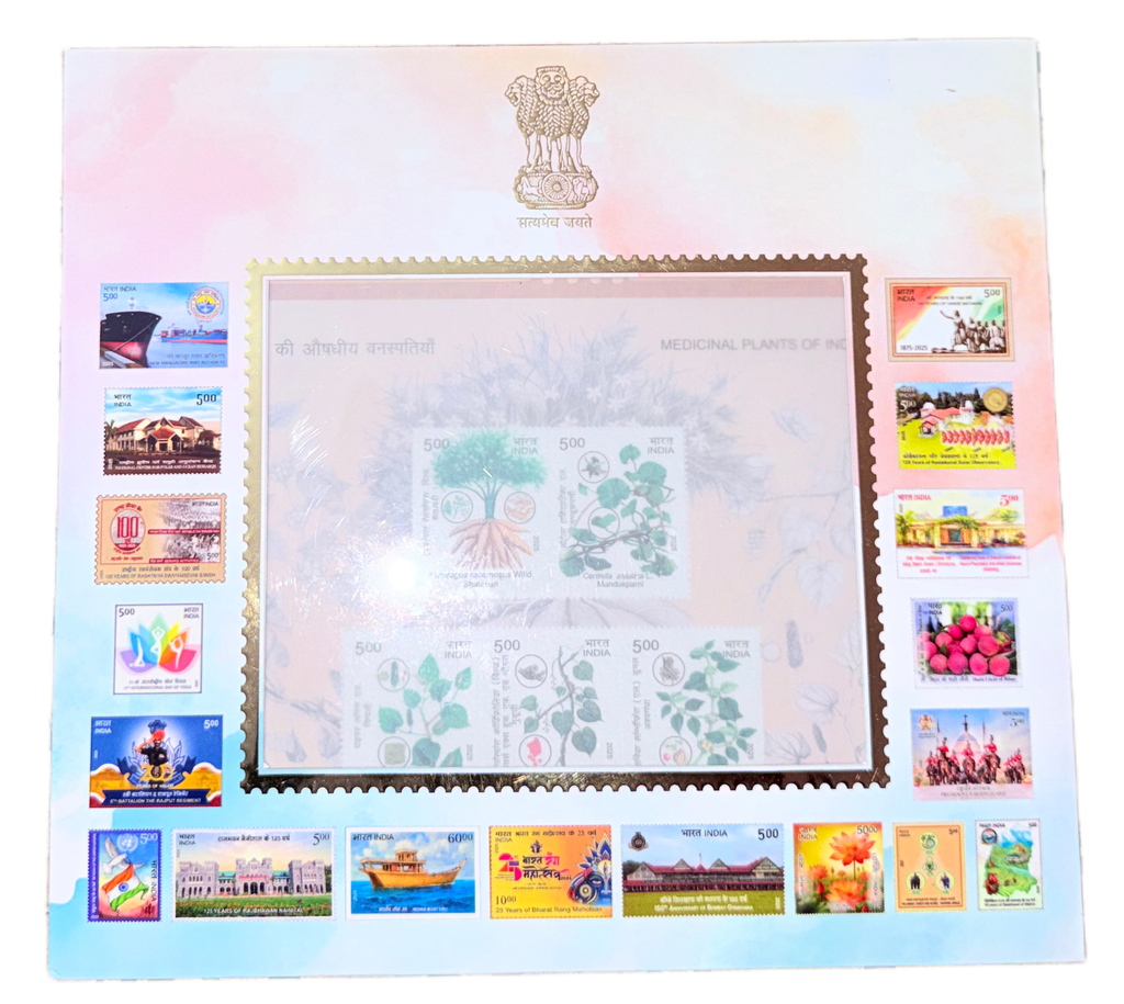 India Post 2025 Collectors Pack – Indian Commemorative Stamps Year Pack